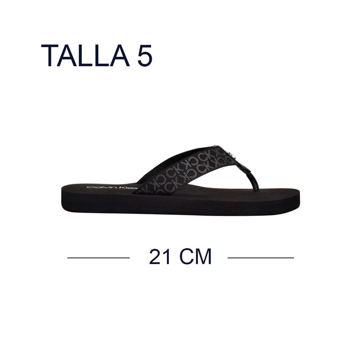 GENERICO - Sandalia Dama Caluha Black Talla 5