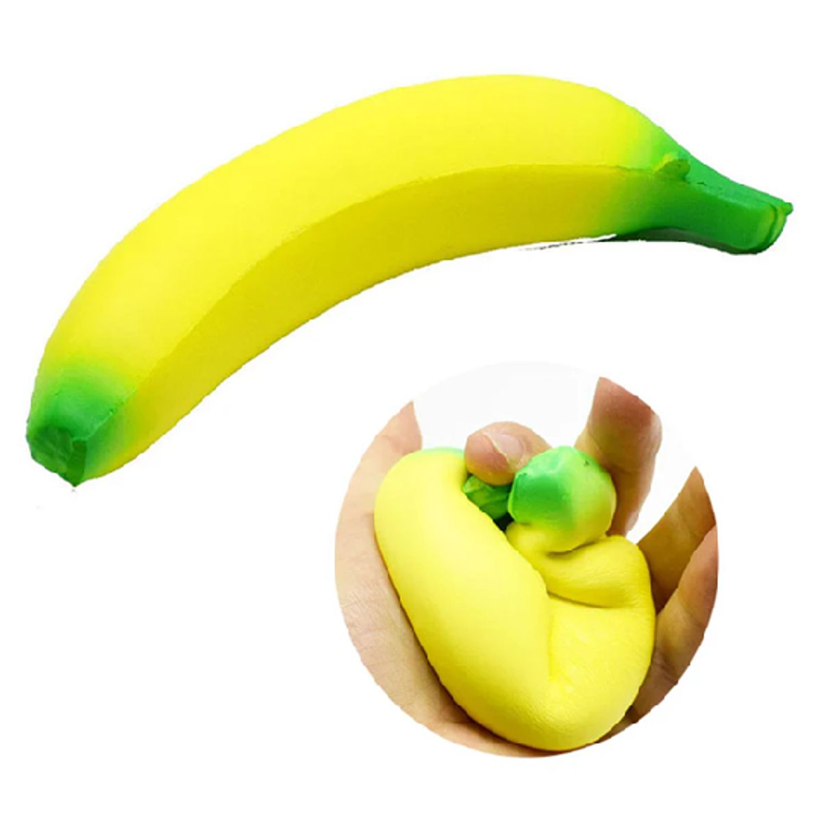 GENERICO - Juguete Squishy Banana Plátano