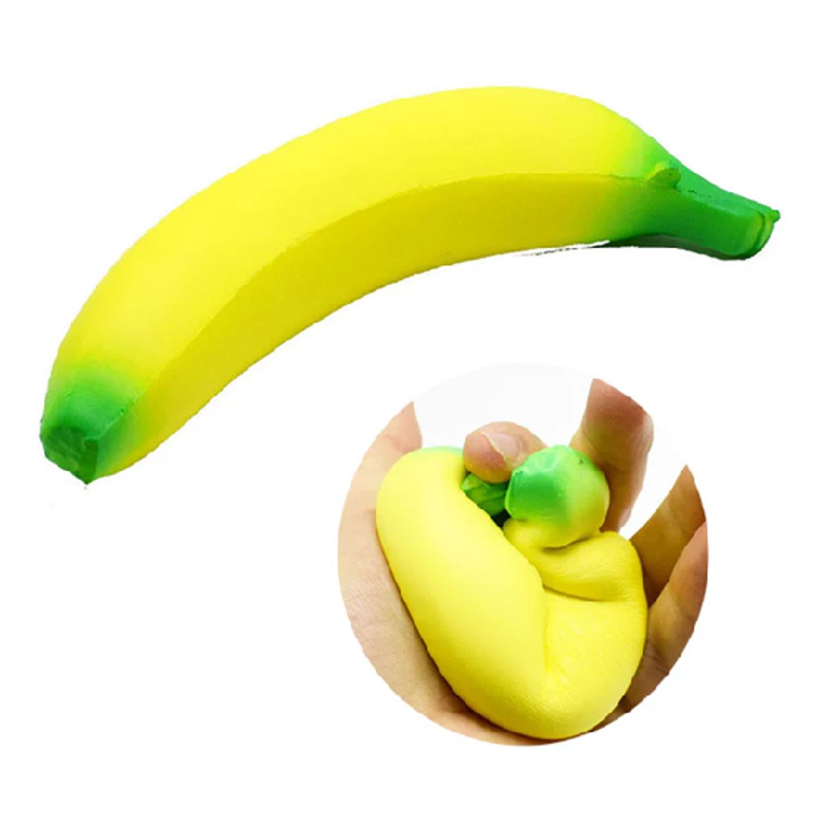 GENERICO - Juguete Squishy Banana Plátano