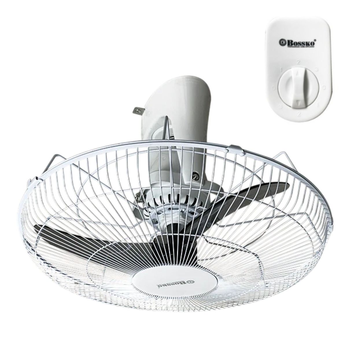 BOSSKO - Ventilador de Techo BOSSKO  BK-8456VT Blanco