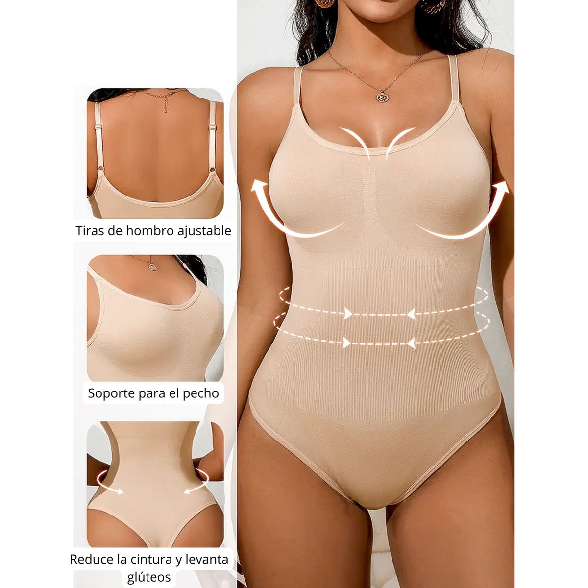 GENERICO - Body Control Abdomen Tiras Ajustables Anissa