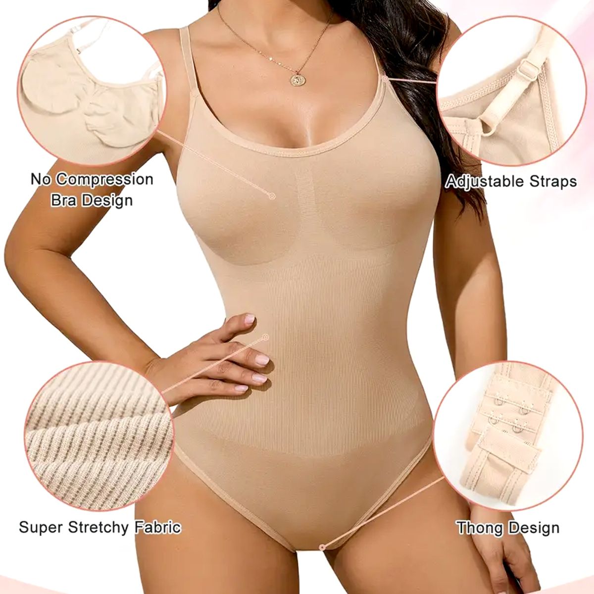 GENERICO - Body Control Abdomen Tiras Ajustables Anissa