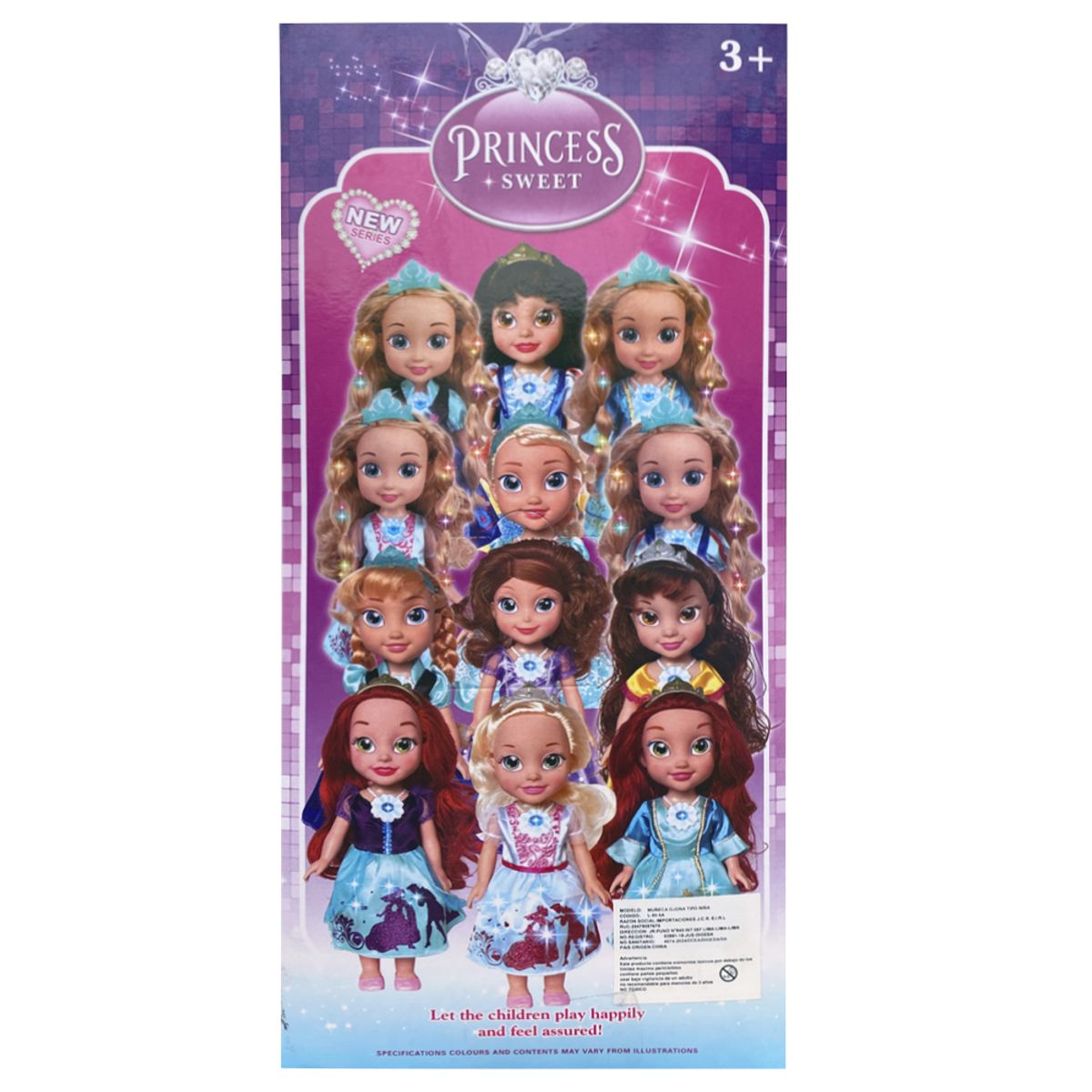 PEQUEÑAS TRAVESURAS - Muñeca Princesa Rosada Cantante Musica y Luces