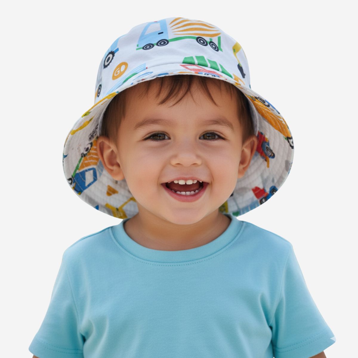 KAST PE - Bucket hat Trucker 52cm: Gorro playa niño 2 a 5 años