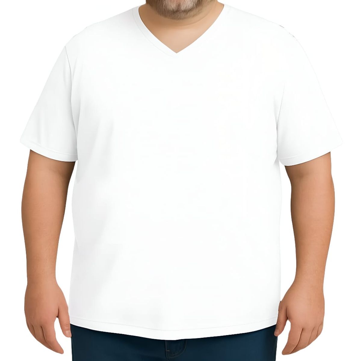 GENERICO - Polo Hombre Cuello V Talla Extra Grande