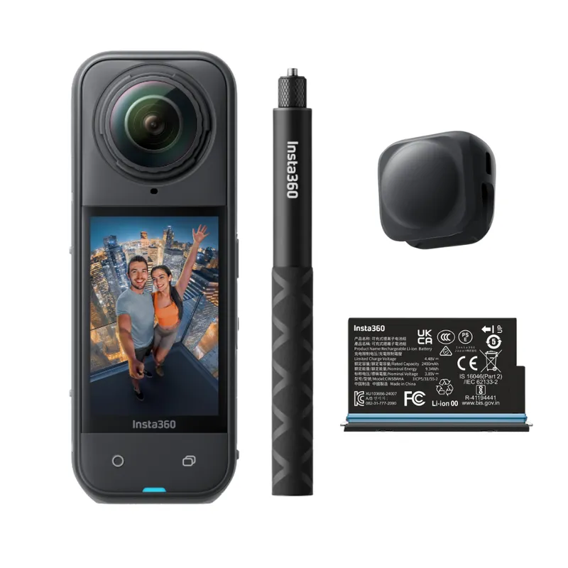 INSTA 360 - Cámara de acción Insta360 X5 Starter Bundle