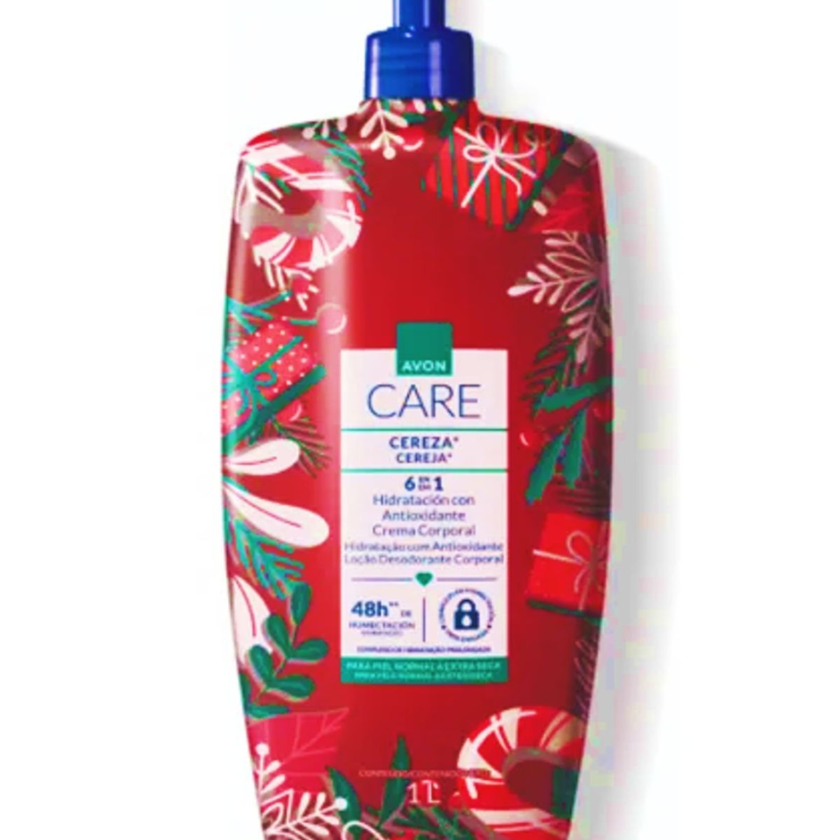 AVON - Hidratante Care 6 En 1 Crema Corporal Cereza 1LT Avon