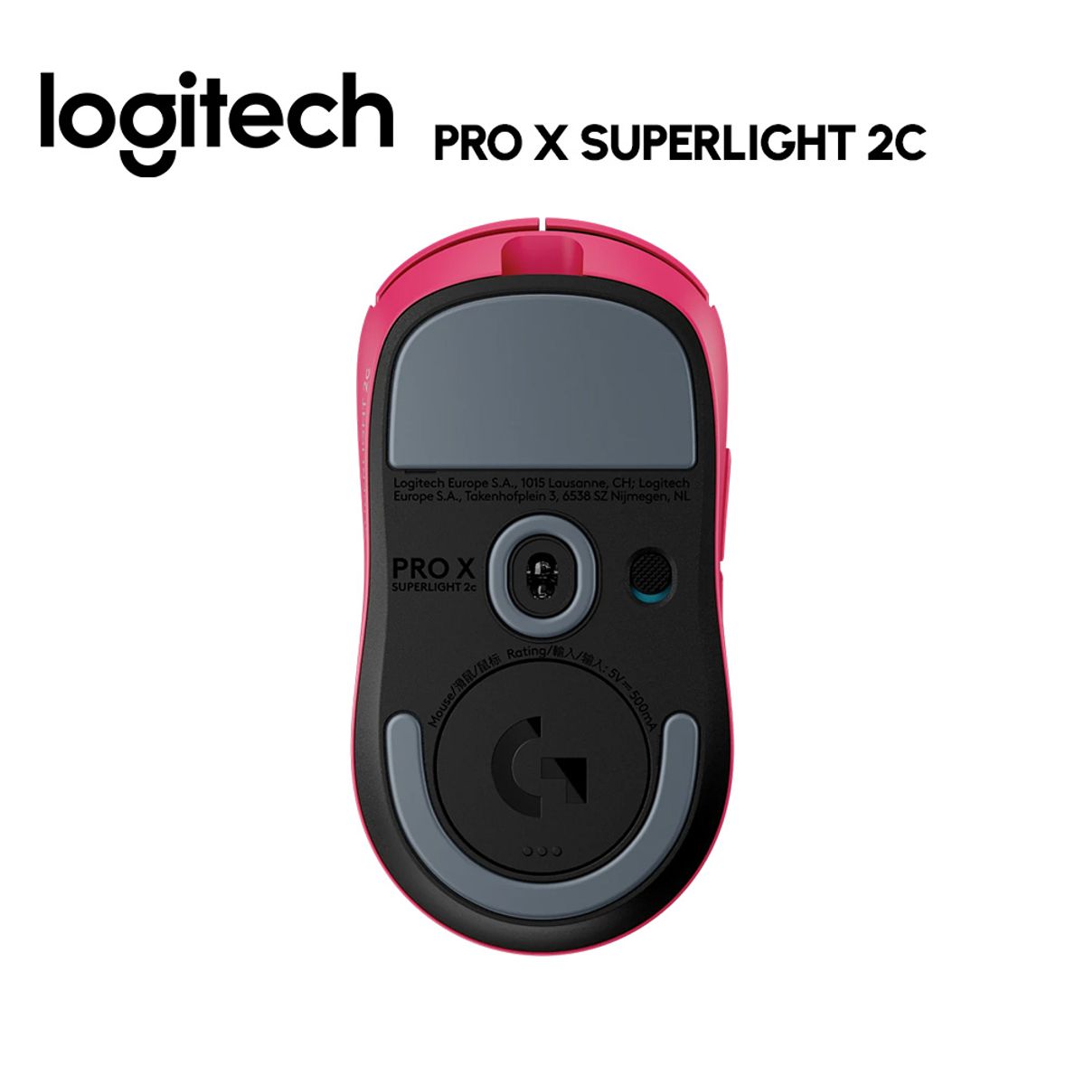 LOGITECH - MOUSE GAMER SUPERLIGHT G PRO X 2C PINK