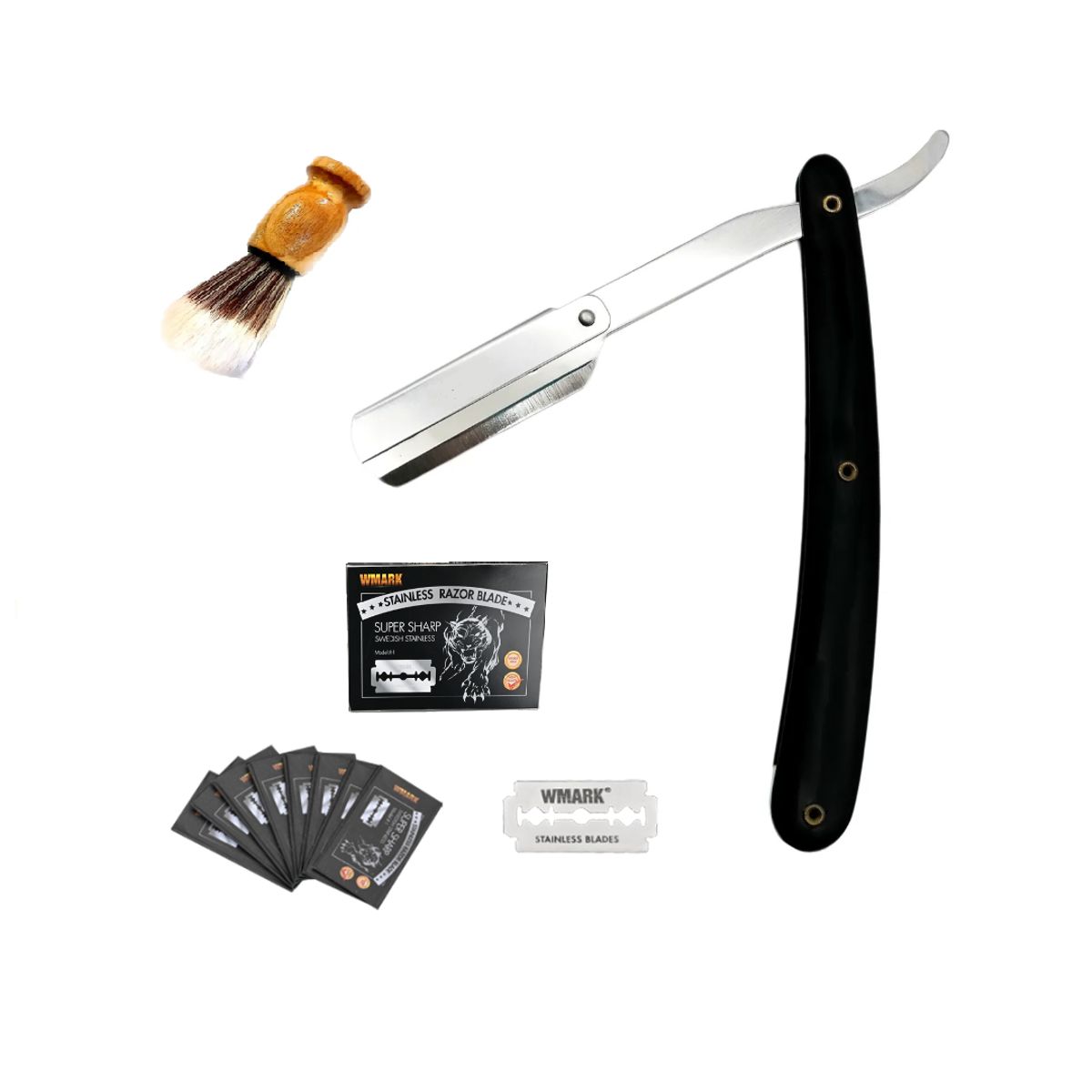 PREMIUM - Navaja Profesional De Acero Inoxidable 2 Cuerpos + Repuestos