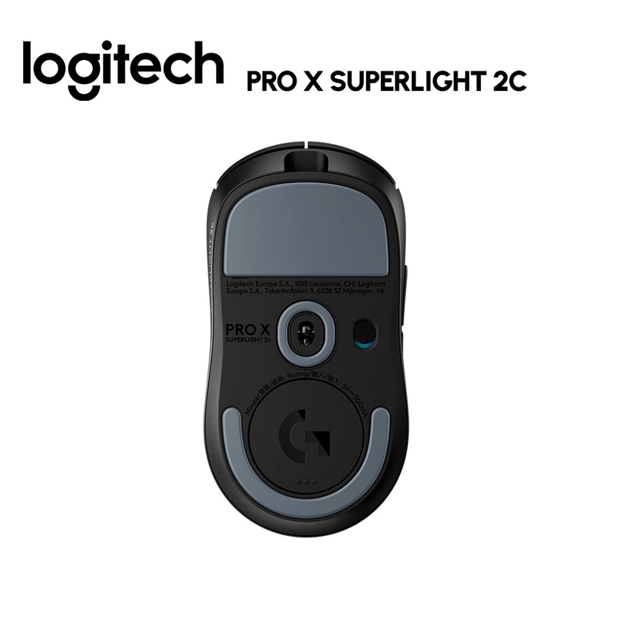 LOGITECH - MOUSE GAMER SUPERLIGHT G PRO X 2C NegroBlack