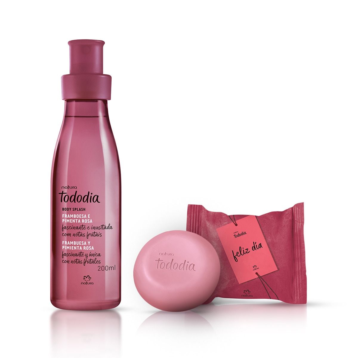 NATURA - Tododia Body splash frambuesa y pimienta rosa 200 ml
