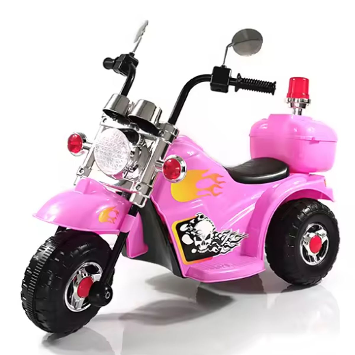 GENERICO - MOTO ELÉCTRICA HARLEY CHOPPER KIDS ROSADO