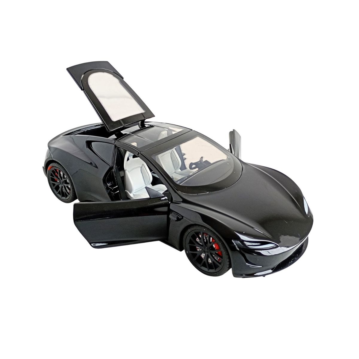 DIECAST MASTER - Auto Coleccion Tesla Roadster Escala 1 :24 Sonido Y Luz