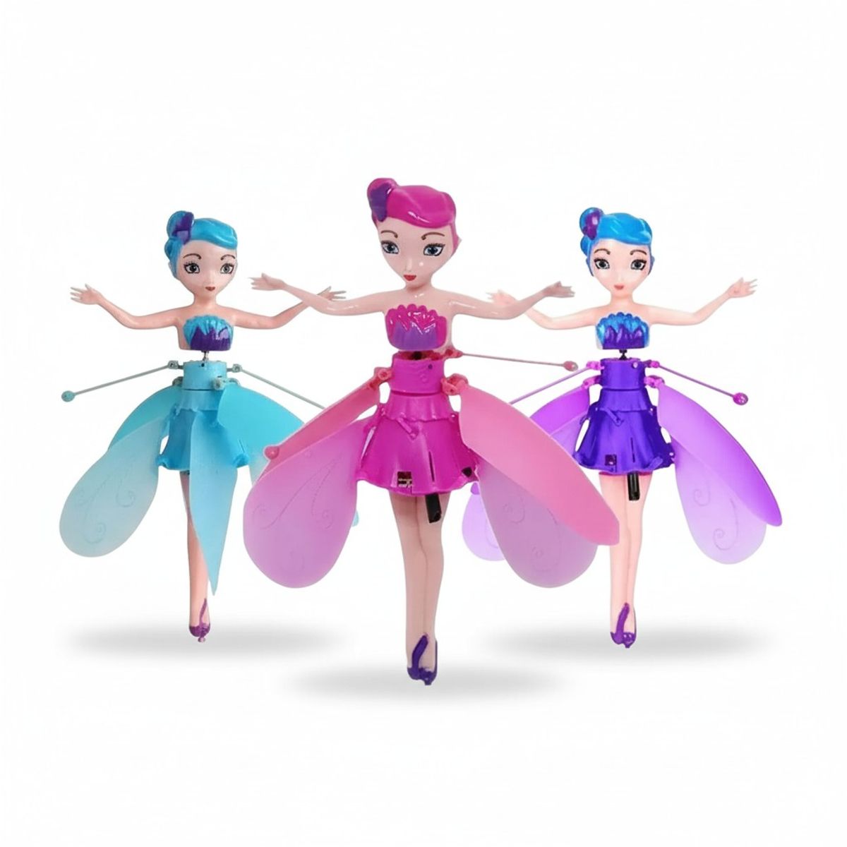 GENERICO - MUÑECA HADA VOLADORA CON SENSOR