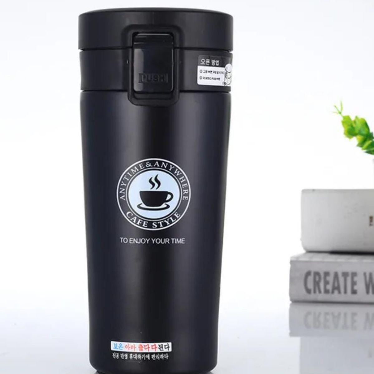 GENERICO - TAZA VASO TERMO TOMATODO TÉRMICO ACERO INOX ANTIDESLIZANTE 500ML