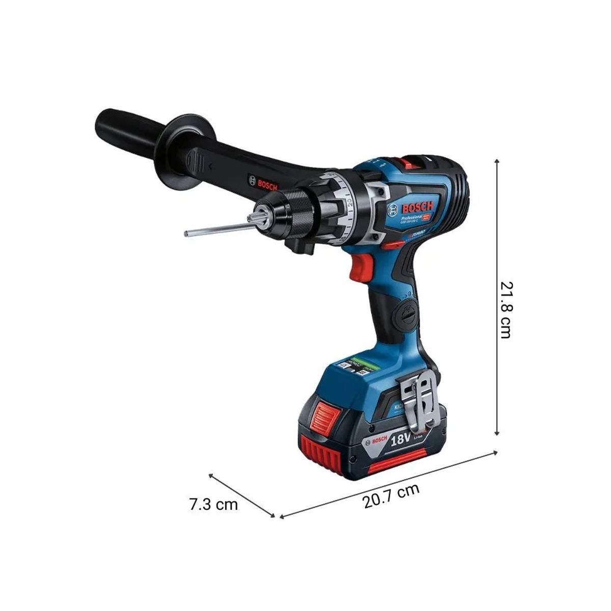 BOSCH - Taladro Atornillador 18V Bosch GSB 18V-150 C + 2 baterías + maletín