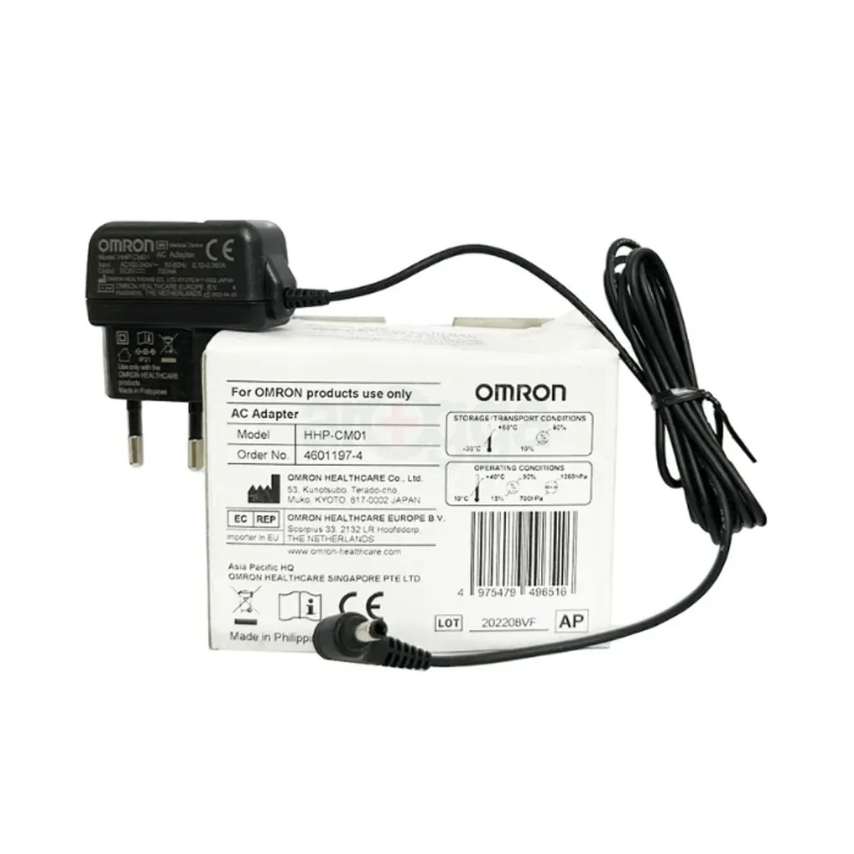 OMRON - Adaptador AC para TENSIOMETRO OMRON HEM-ADPTW5