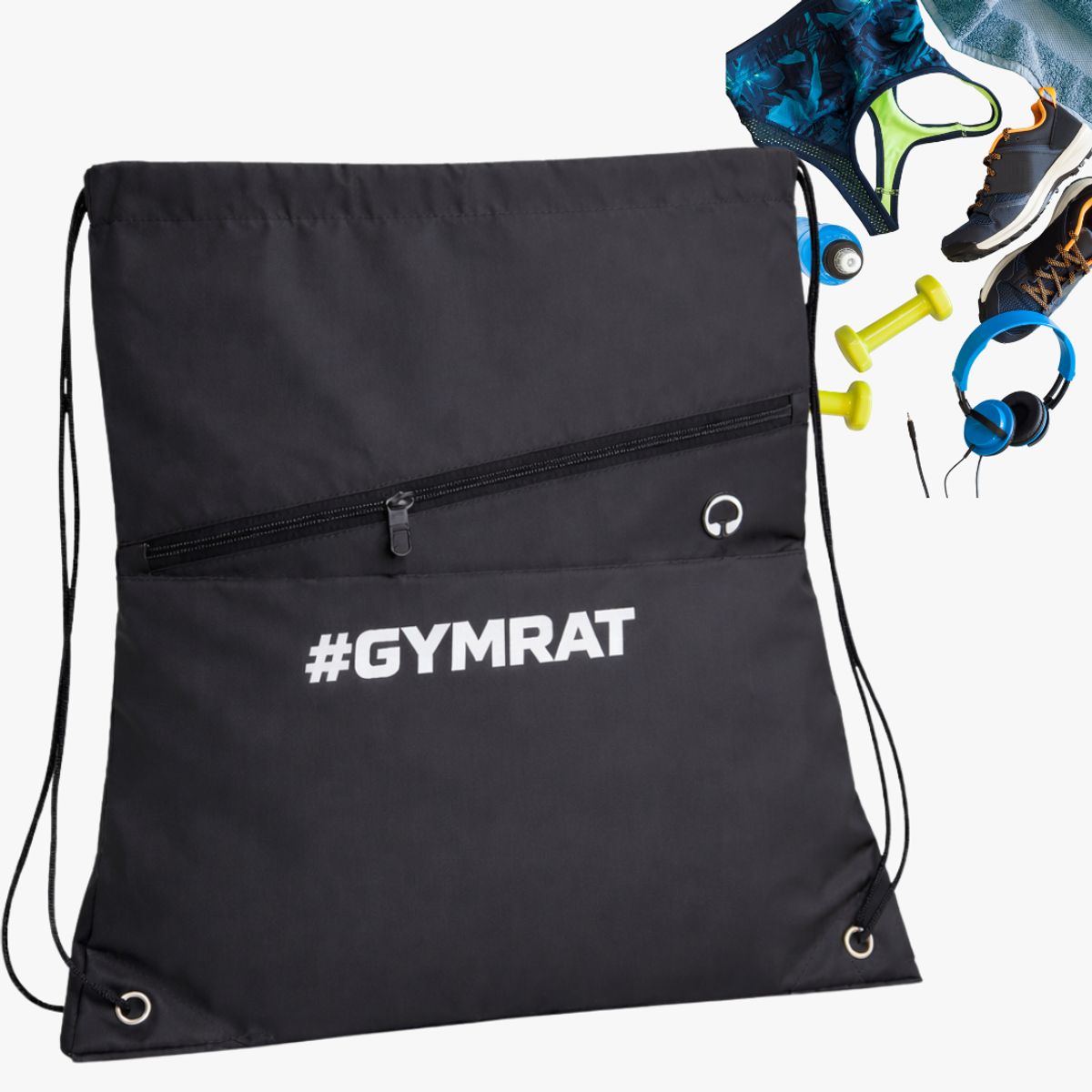 GENERICO - Bolso deportivo gimnasio chimpunera unisex