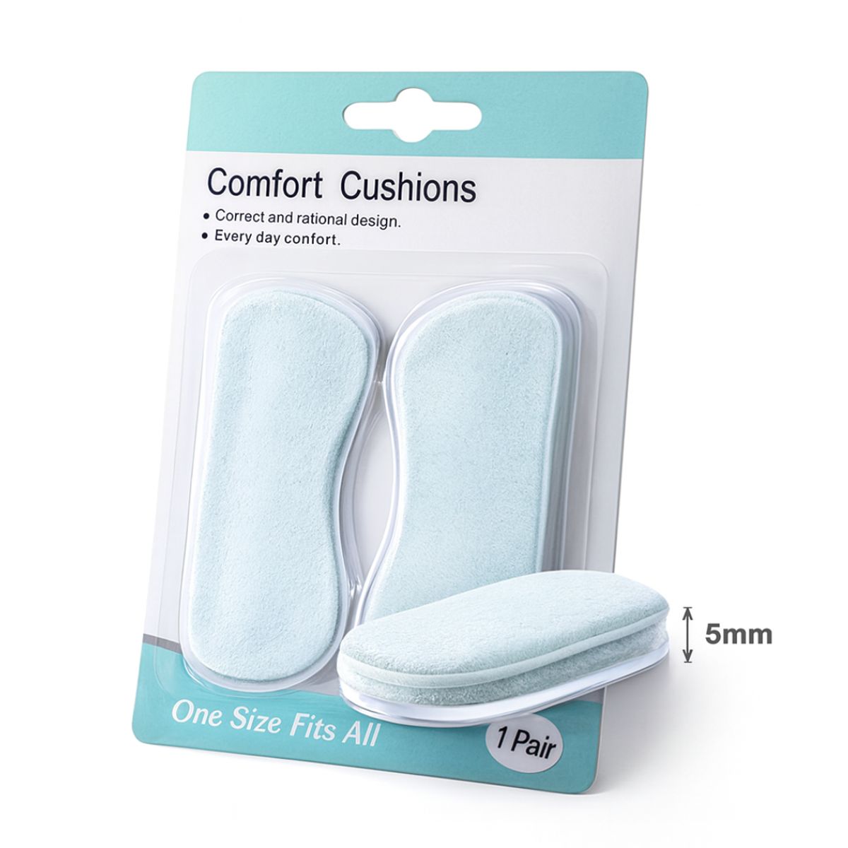 GENERICO - Almohadilla protector de talón talonera de cuero acolchado para zapato