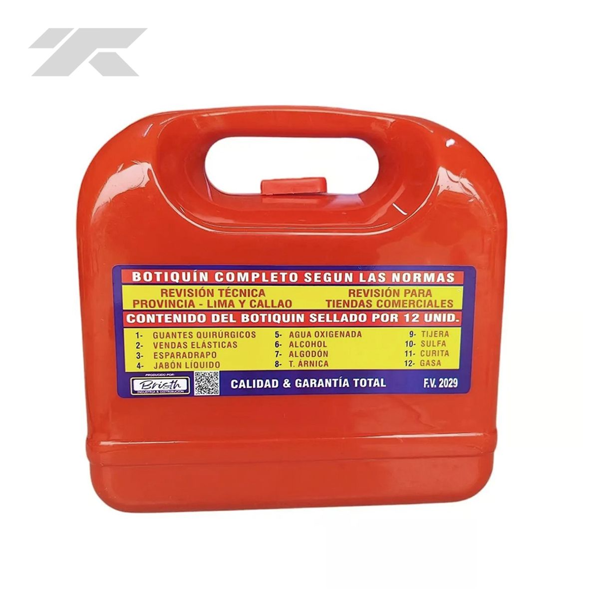 GENERICO - Botiquín de Emergencia Tipo Lonchera Primeros Auxilios