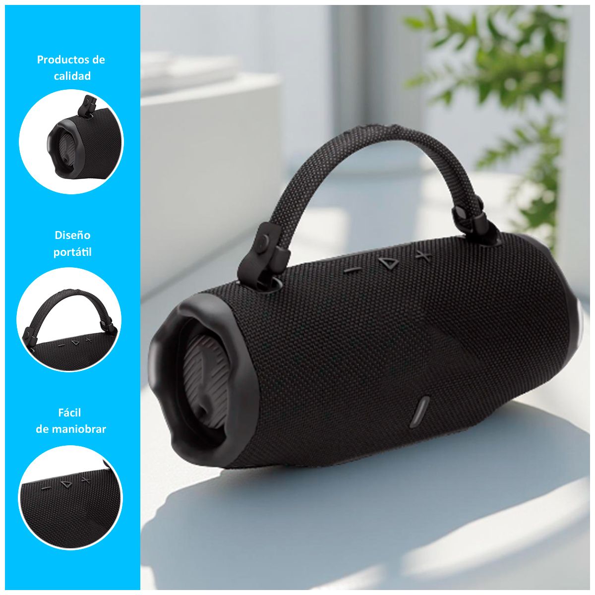 GENERICO - Parlante Bluetooth Charge 6 Rojo