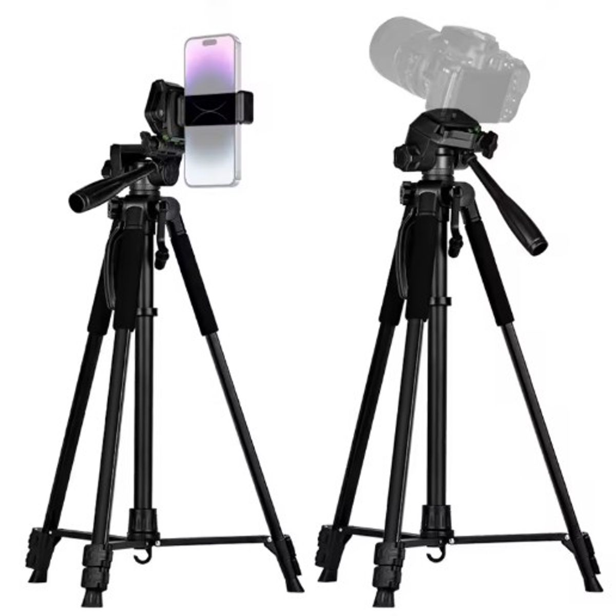 OEM - TRÍPODE PROFESIONAL PARA CÁMARA F-360T DE 1,62 M + ADAPTADOR DE CELULAR+FUNDA