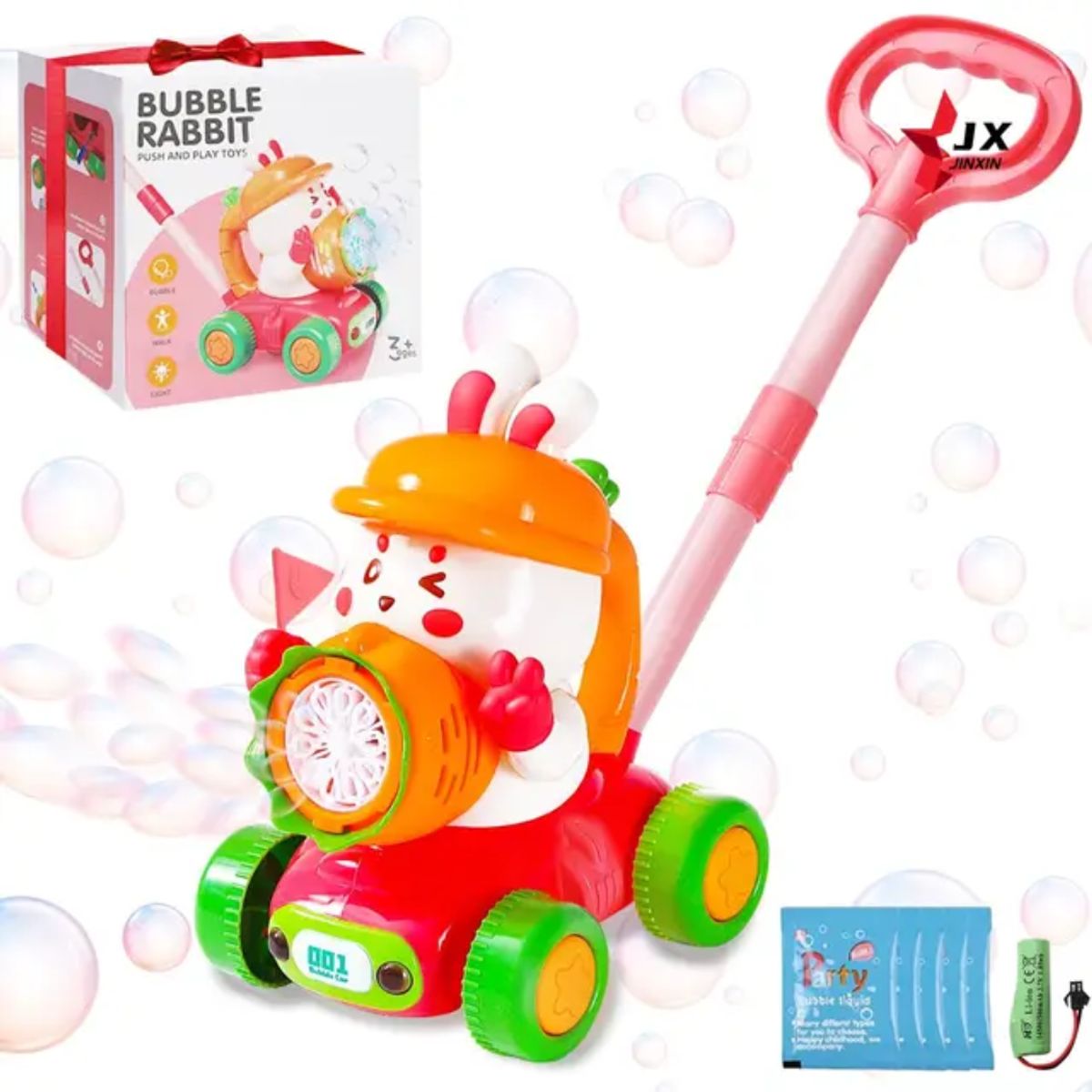 GENERICO - Caminador Burbujas luces Modelo Kawaii 2 en 1