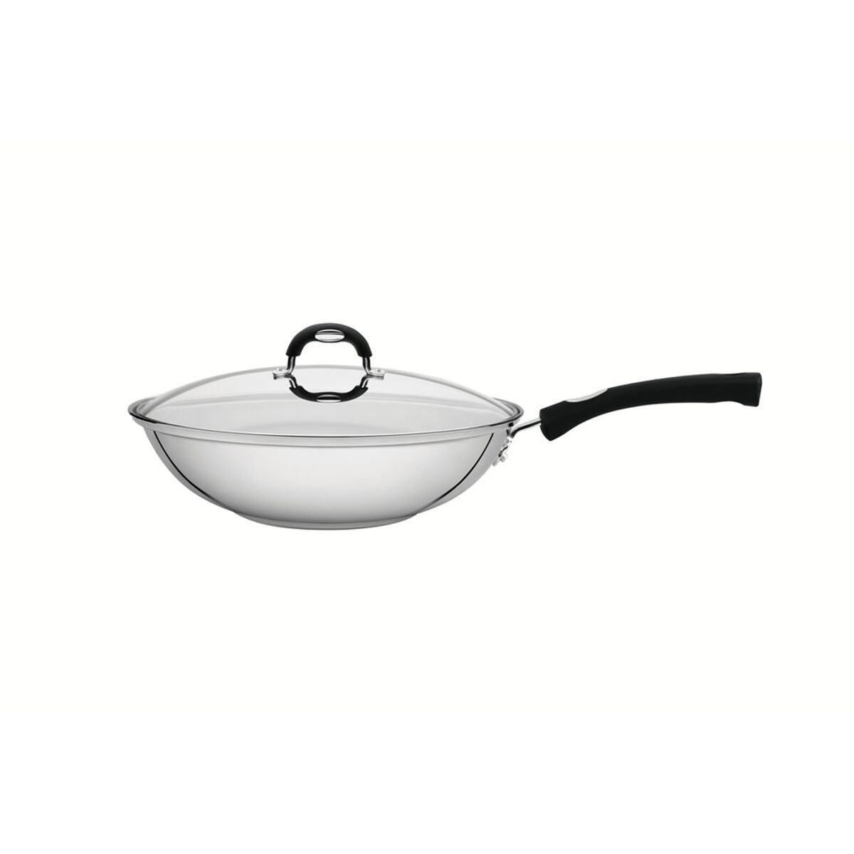 TRAMONTINA - SARTEN WOK CON TAPA TRAMONTINA 28 CM DE DIAMETRO ASTRO SILICONE