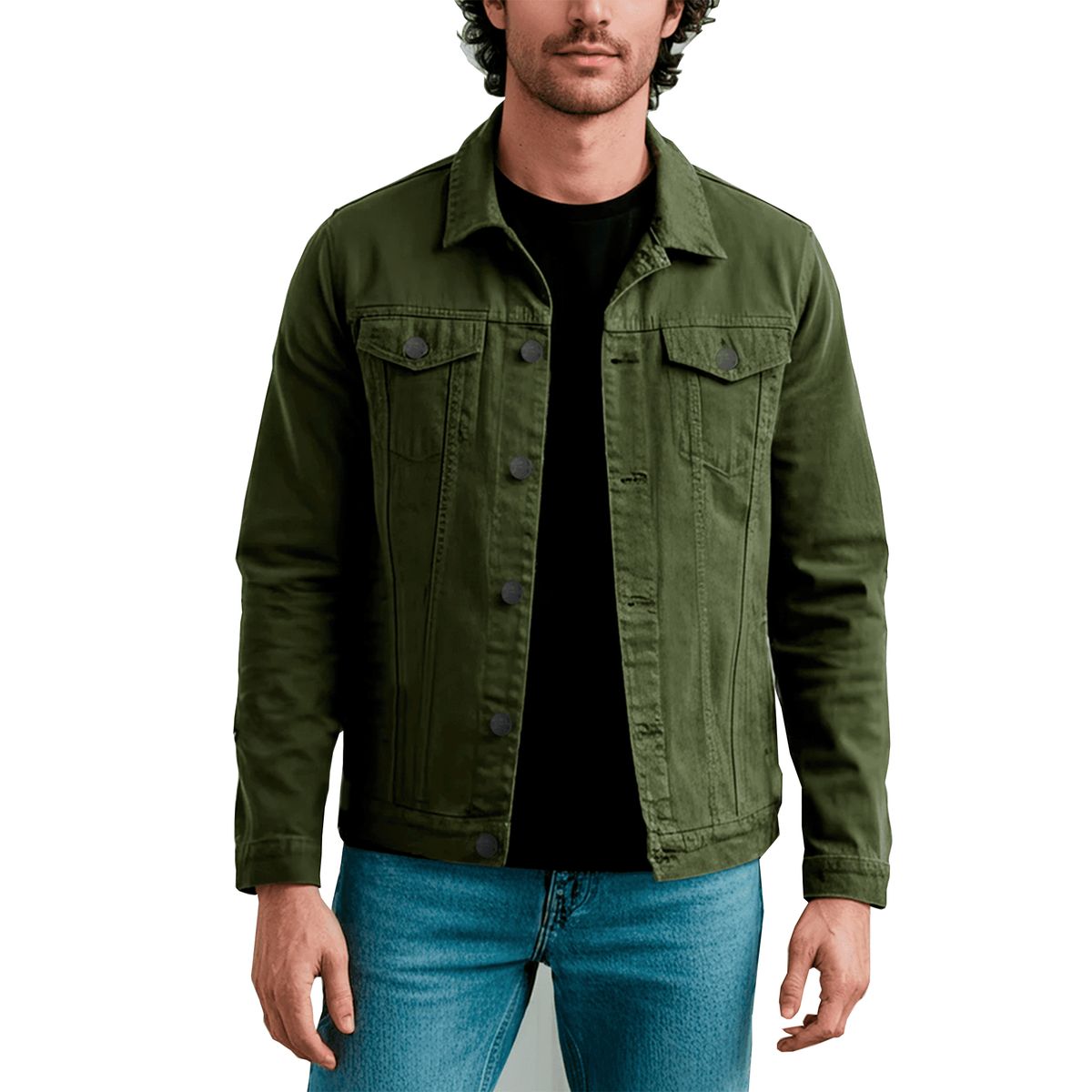 ELEMENT SPECIAL EDITION - Casaca Denim Premium Element®  Corte Moderno Botones Inoxidables y Tela 100% Durable