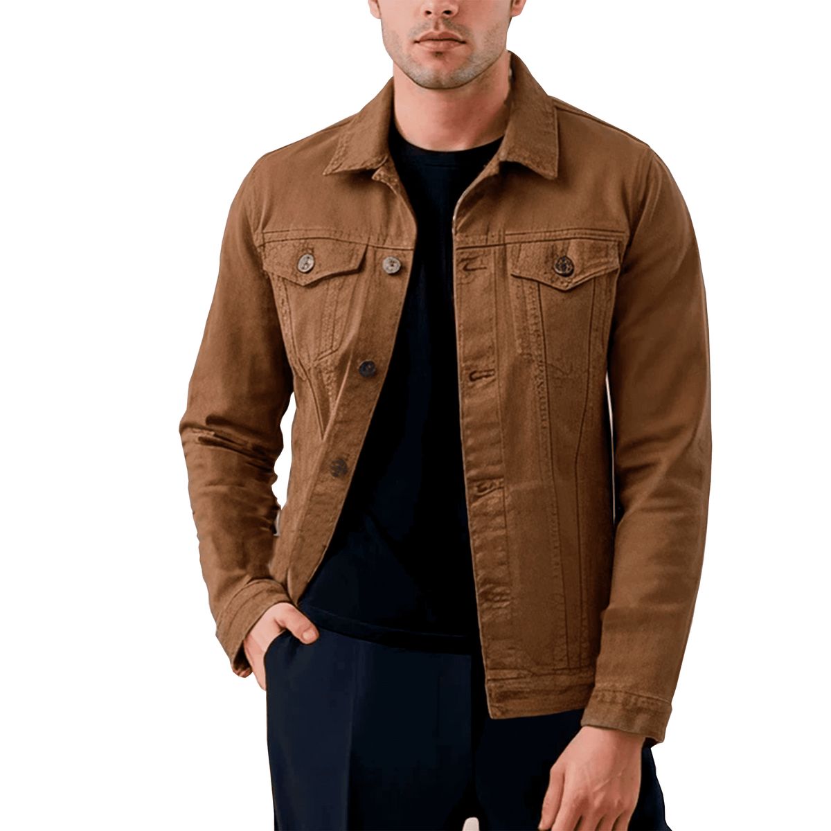 ELEMENT SPECIAL EDITION - Casaca Denim Premium Element®  Corte Moderno Botones Inoxidables y Tela 100% Durable