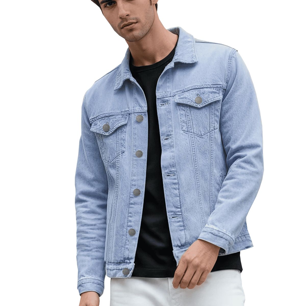 ELEMENT SPECIAL EDITION - Casaca Denim Premium Element®  Corte Moderno Botones Inoxidables y Tela 100% Durable