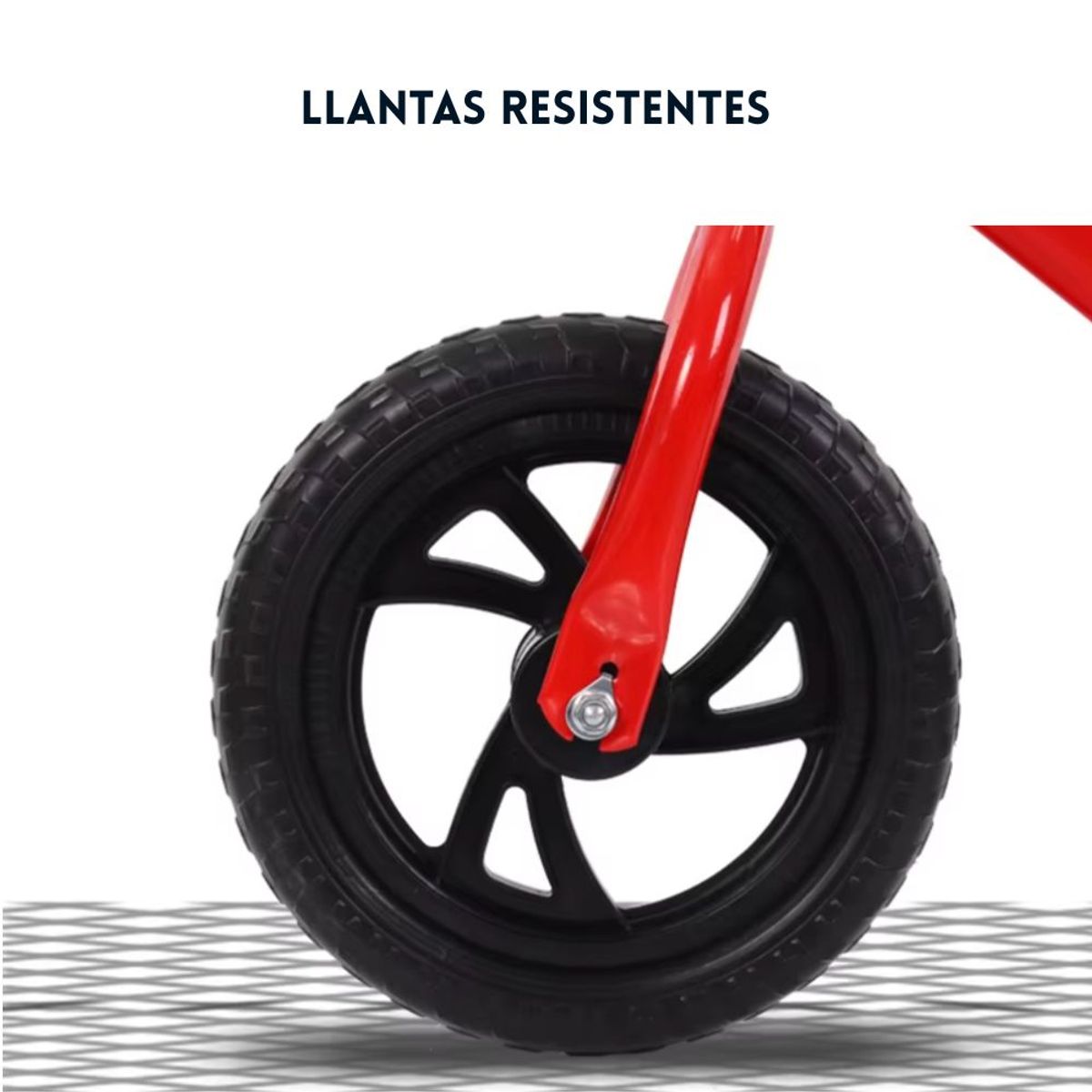 GENERICO - Bicicleta de Balance Equilibrio Para Niños Aro 12 Blanco
