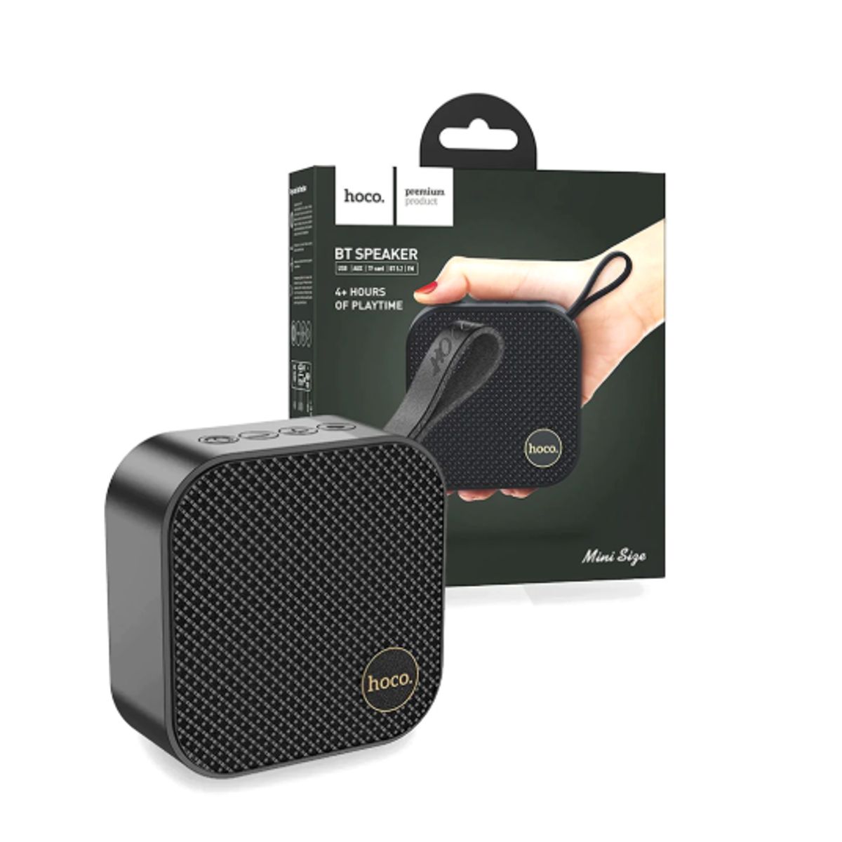 HOCO - Parlante Bluetooth HOCO HC22 Tamaño Mini TWS Negro