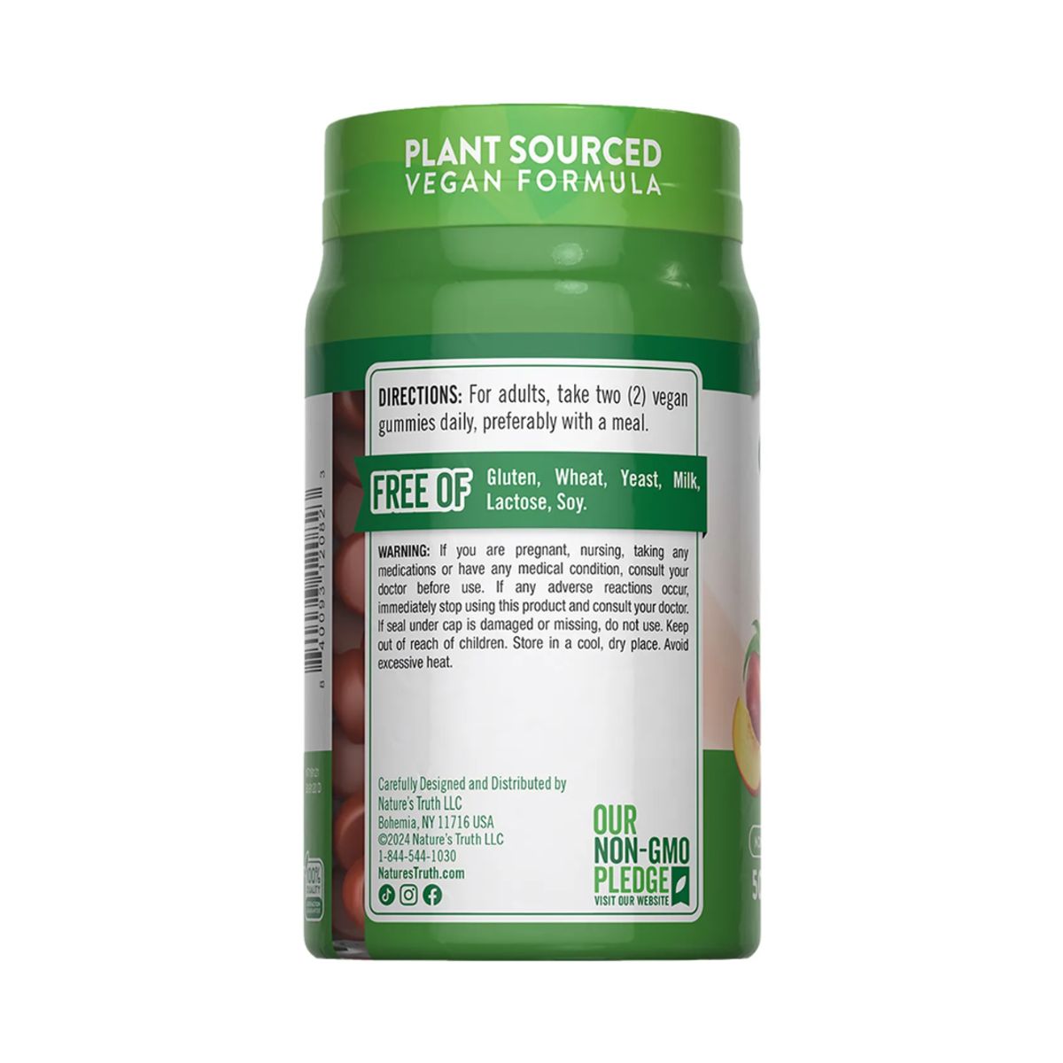 NATURE'S TRUTH - Gomitas Vegana - Omega 3, 6, 7, 9  Nature's Truth - 50 unidades + Shaker