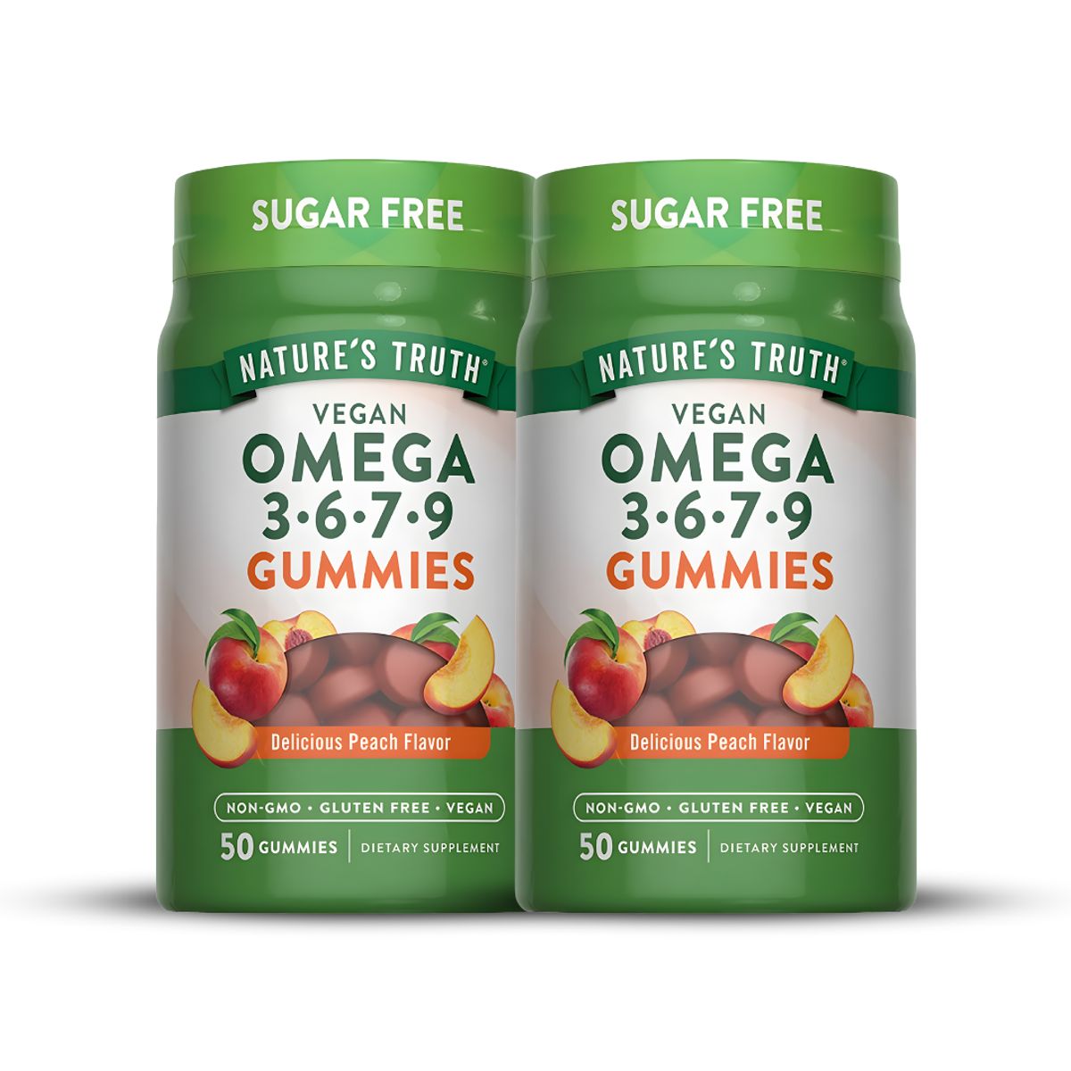 NATURE'S TRUTH - PACK X 02 - Gomitas Vegana - Omega 3, 6, 7, 9  Nature's Truth - 50 unidades