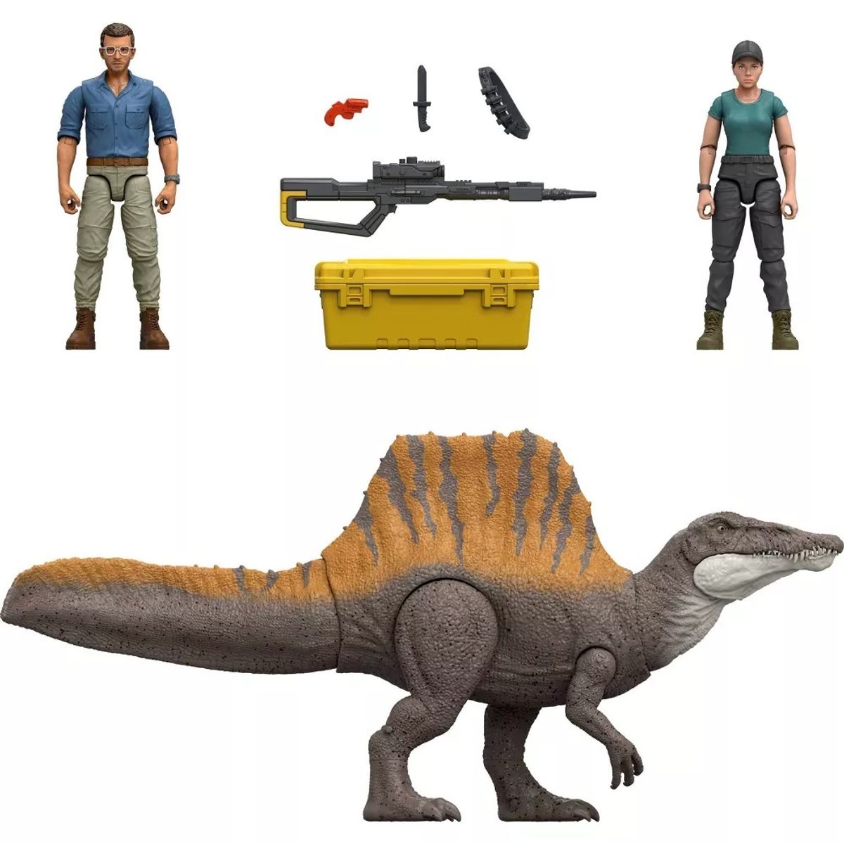 XCLUSIVE - SPINOSAURUS DANGER SET JURASSIC WORLD