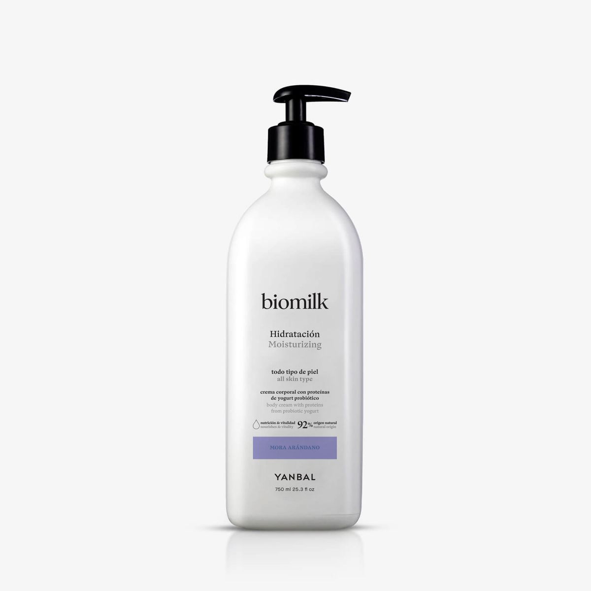 YANBAL - Crema Hidratante Biomilk Cuerpo Mora y Arandano - Yanbal