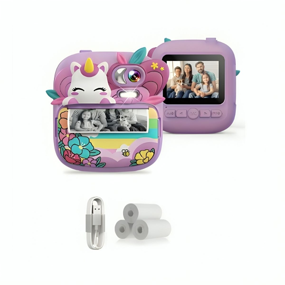 GENERICO - Cámara de Impresión Instantánea Digital Premium para Niños