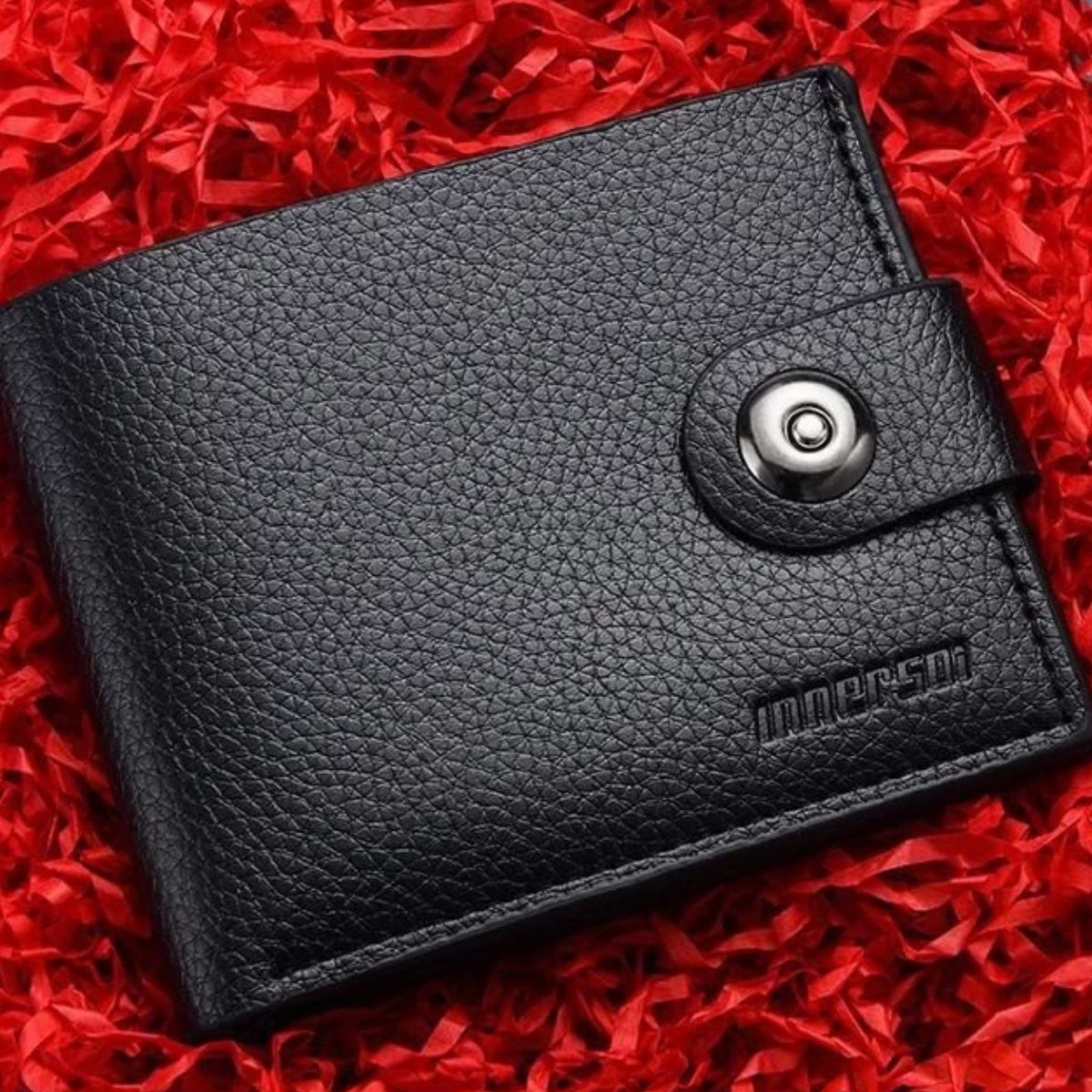 GENERICO - BILLETERA DE CUERO PU PARA  HOMBRE