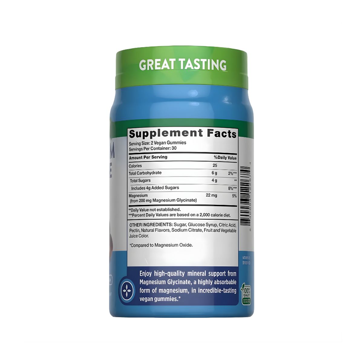 NATURE'S TRUTH - Gomita Glicinato De Magnesio - Nature's Truth 60 Gomitas / Magnesium Glycinate 200 MG