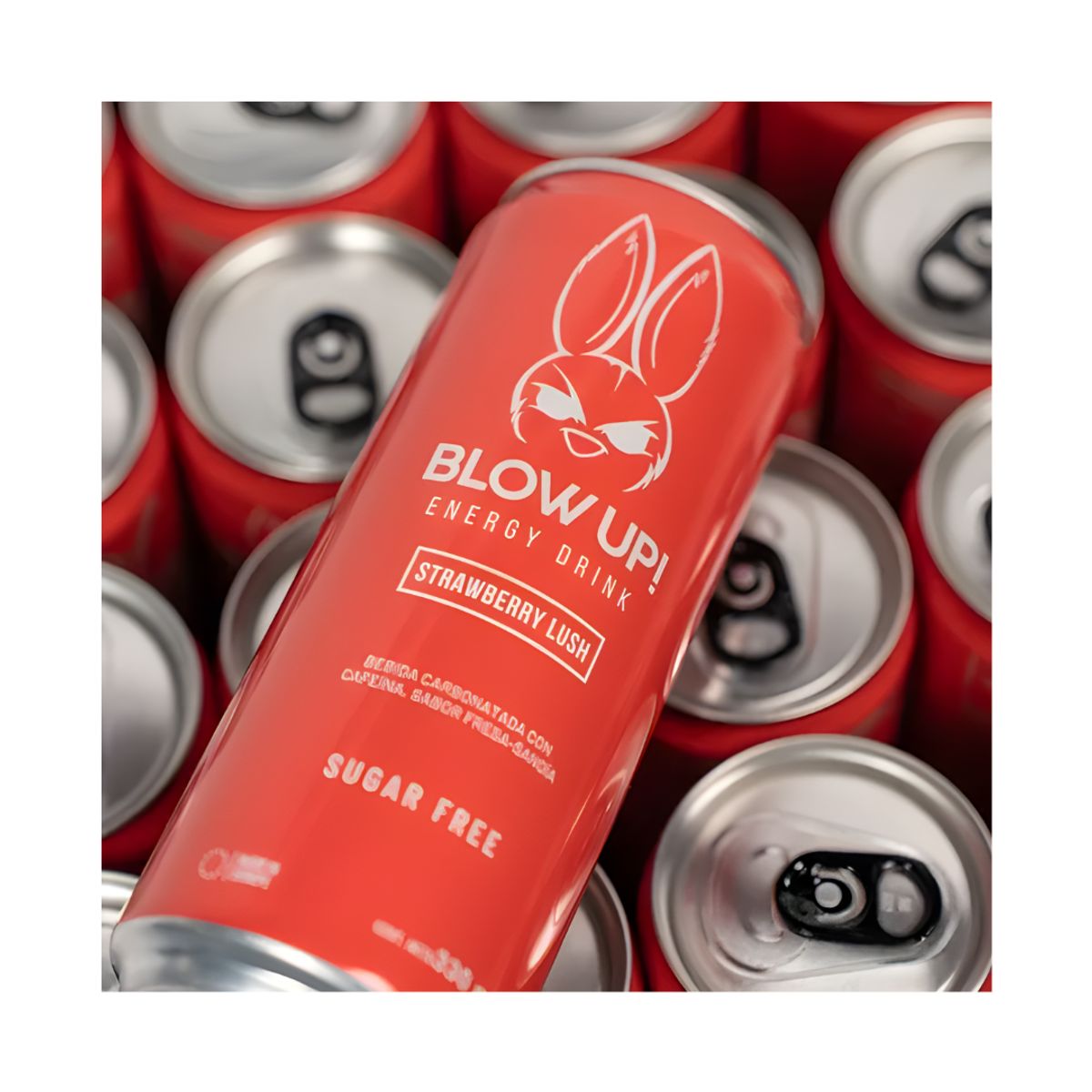 GENERICO - PACK - 24 Unidades / Latas Blow Up! Energy Drink - Pre entreno sabor Fresa - Sandia