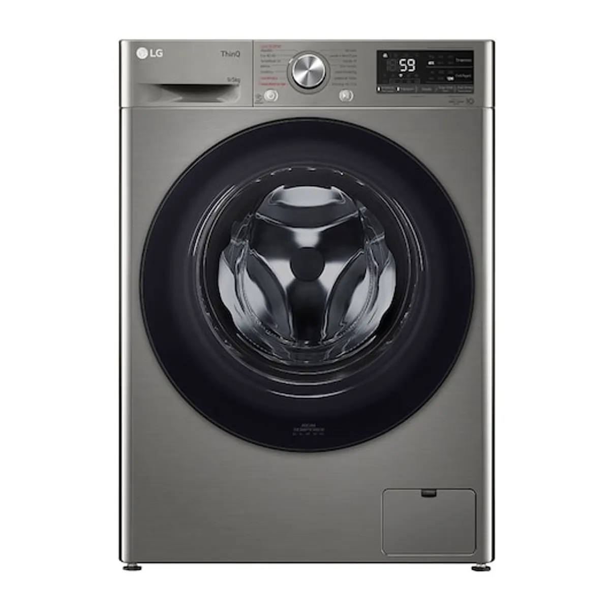 LG - Lavaseca 9kg Lavado Y 5kg Secado Ai Dd Thinq Wd9pvc4s6 Color Plateado