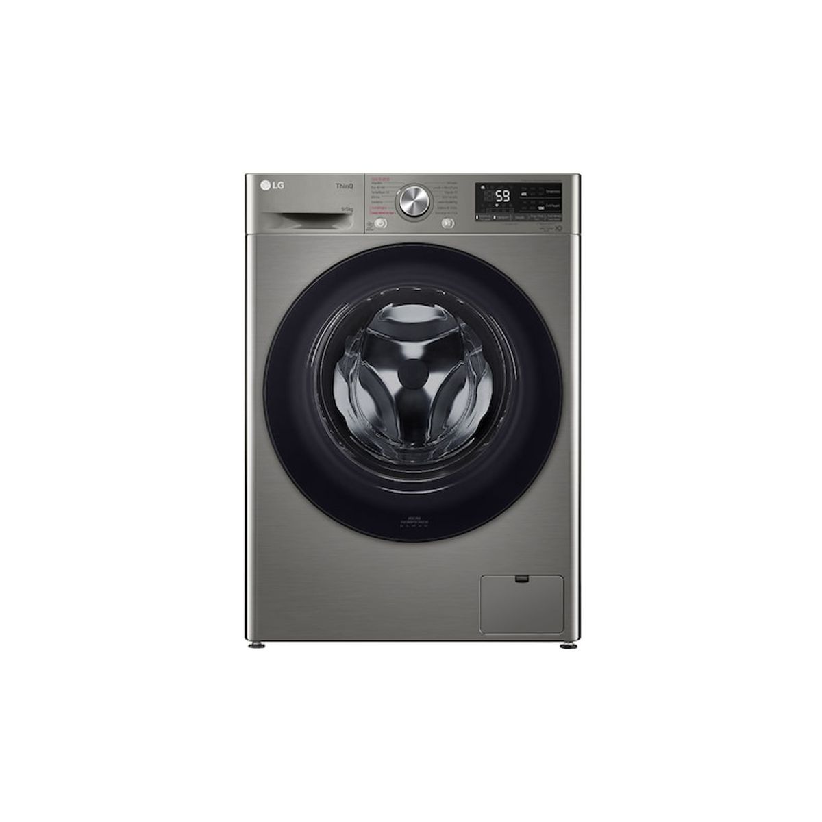 LG - Lavaseca 9kg Lavado Y 5kg Secado Ai Dd Thinq Wd9pvc4s6 Color Plateado