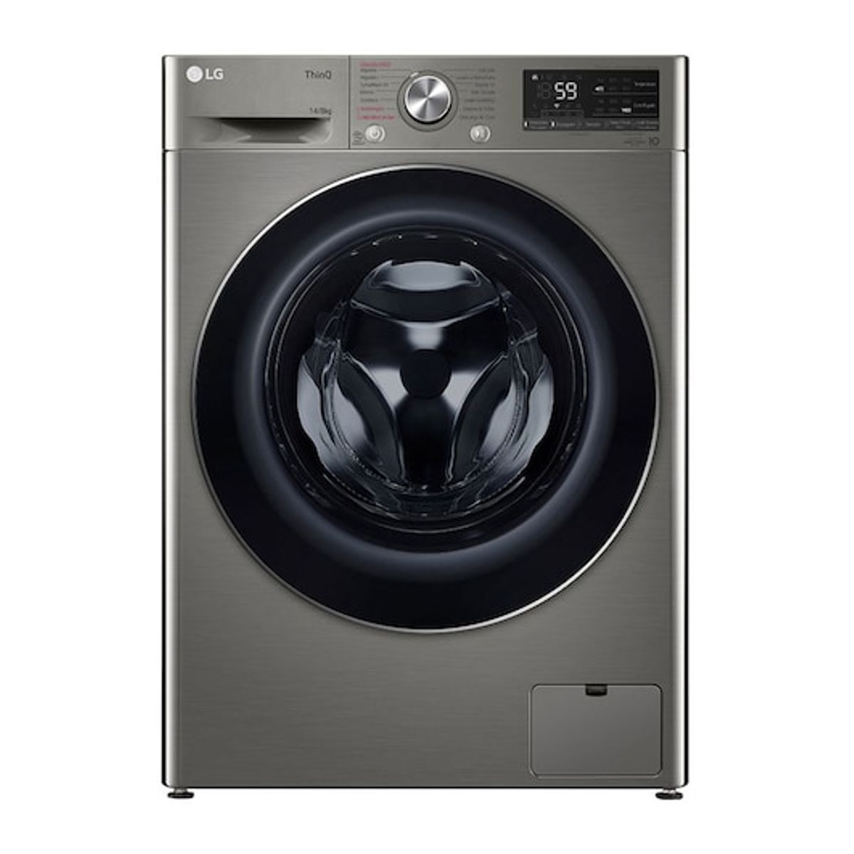 LG - Lavaseca LG 148 Kg Carga Frontal Con Ai Dd Wifi Wd14pvc4s6c Color Plateado