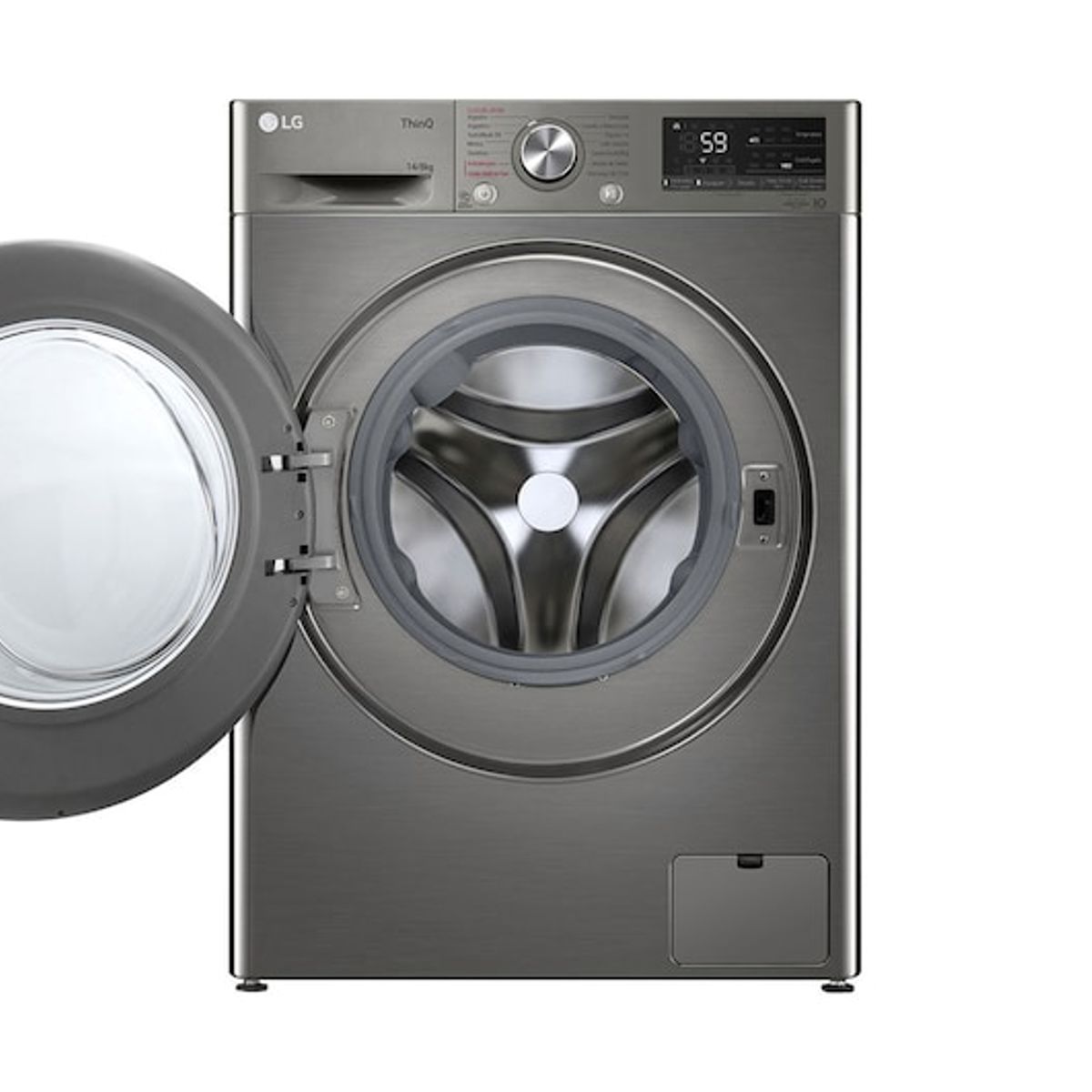 LG - Lavaseca LG 148 Kg Carga Frontal Con Ai Dd Wifi Wd14pvc4s6c Color Plateado