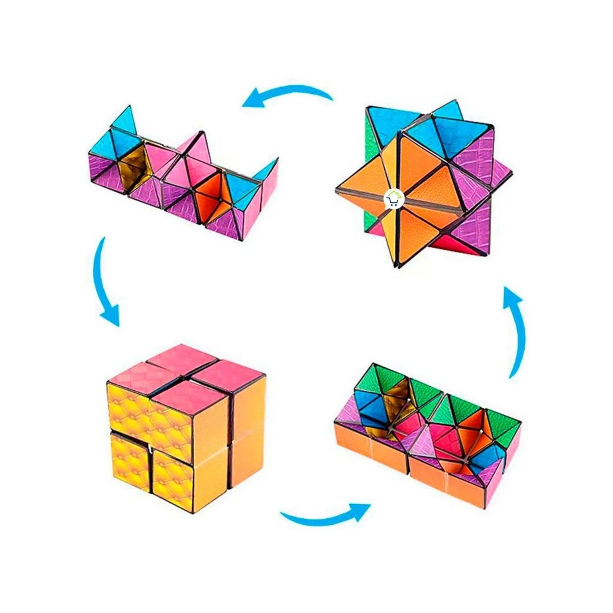GENERICO - Magic Cubos Rubik Infinity Series  Set 3 en 1 Exploración Espacial