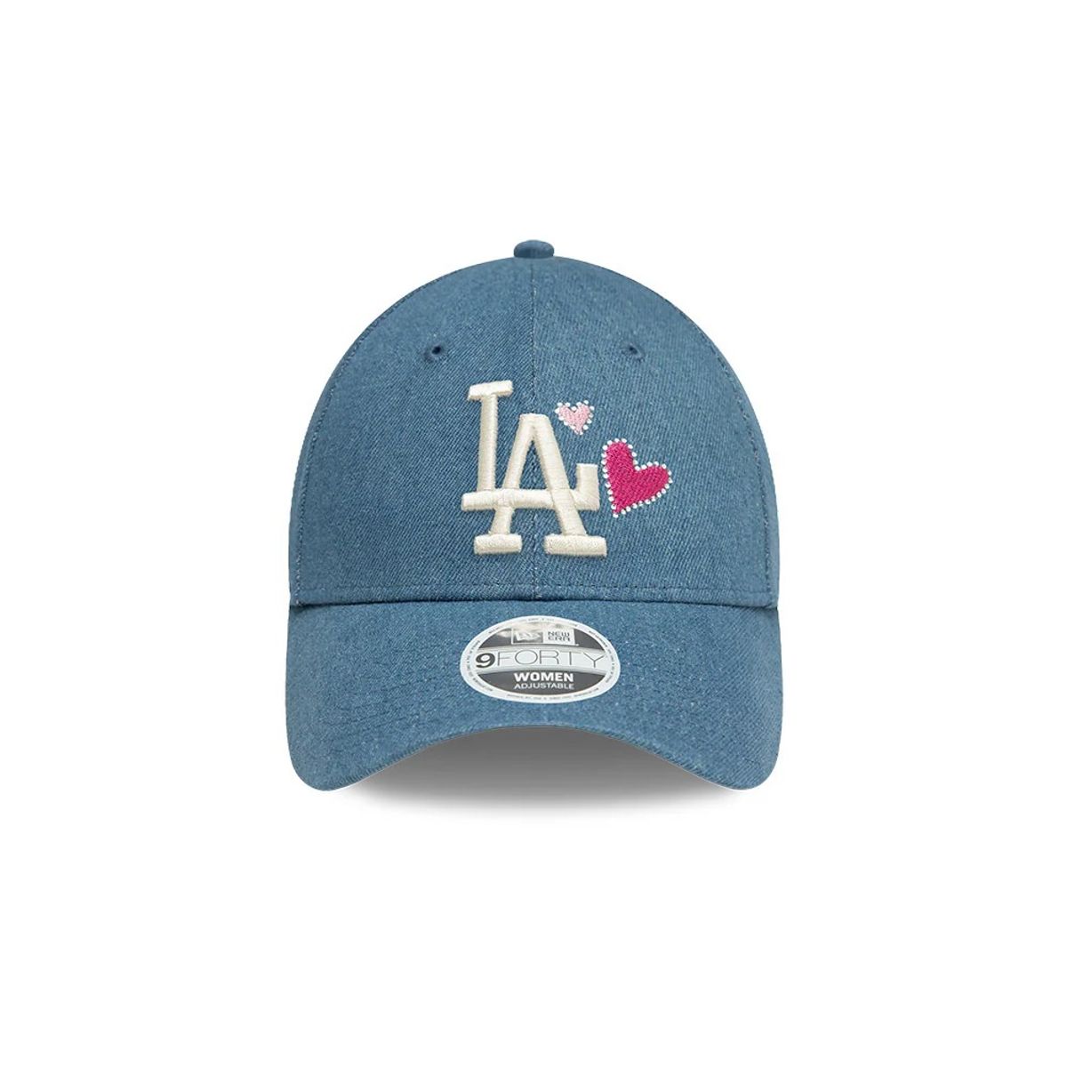 NEW ERA - Los Angeles Dodgers MLB Denim Heart Icon 9FORTY Strapback