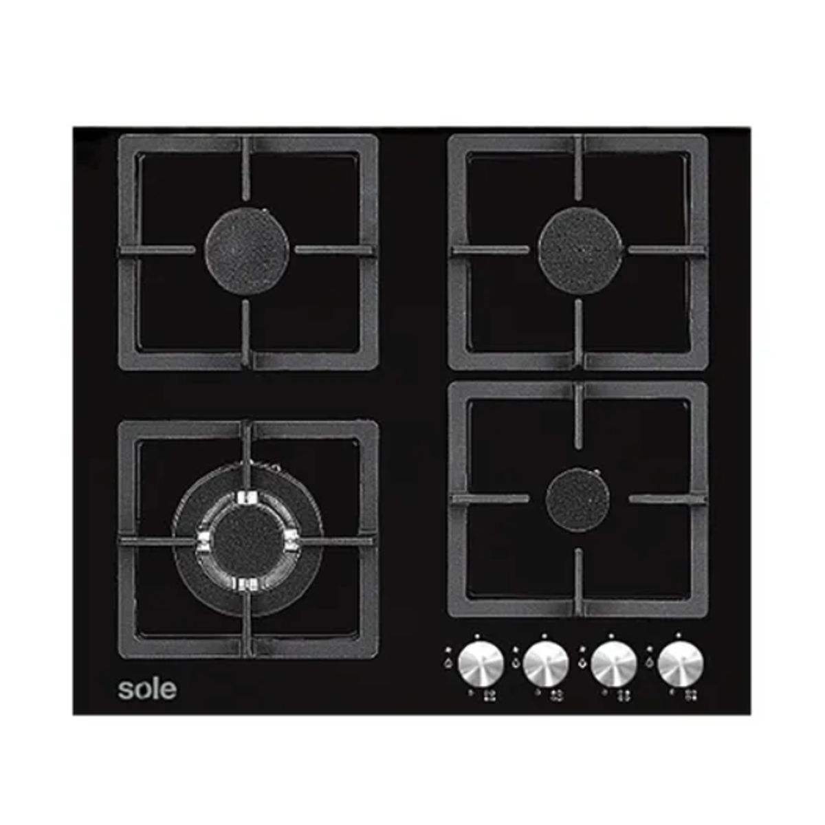 SOLE - Cocina a Gas Empotrable Sole SOLCO040 4 Hornillas