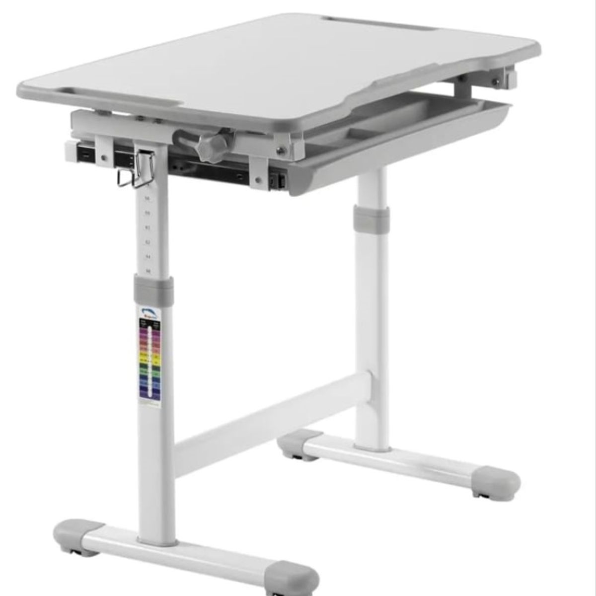 JUST HOME COLLECTION - Escritorio y silla ajustable gris