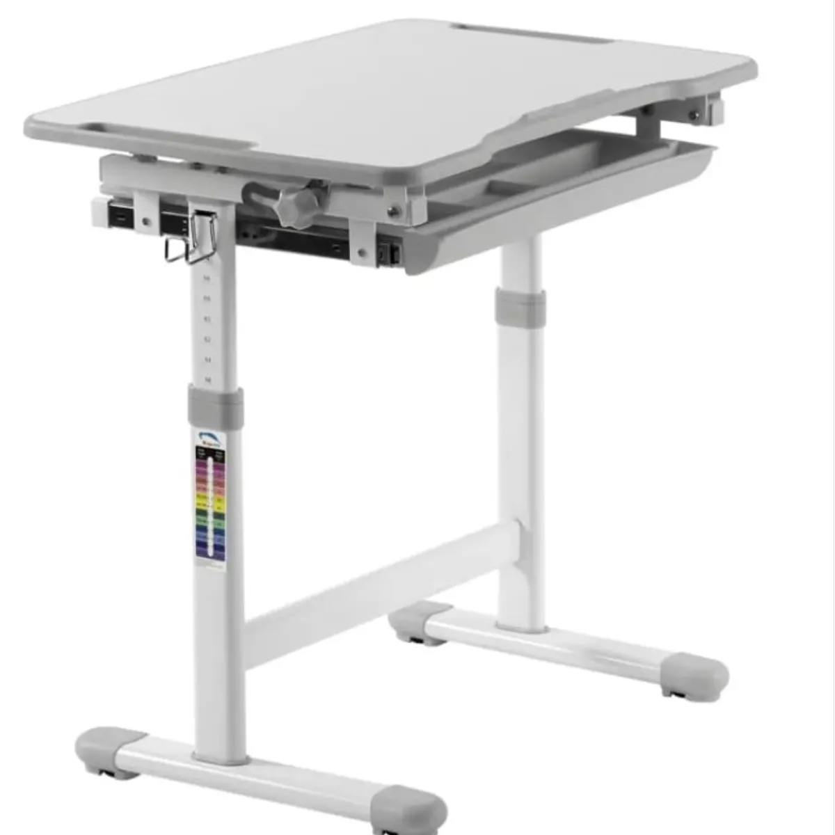 JUST HOME COLLECTION - Escritorio y silla ajustable gris